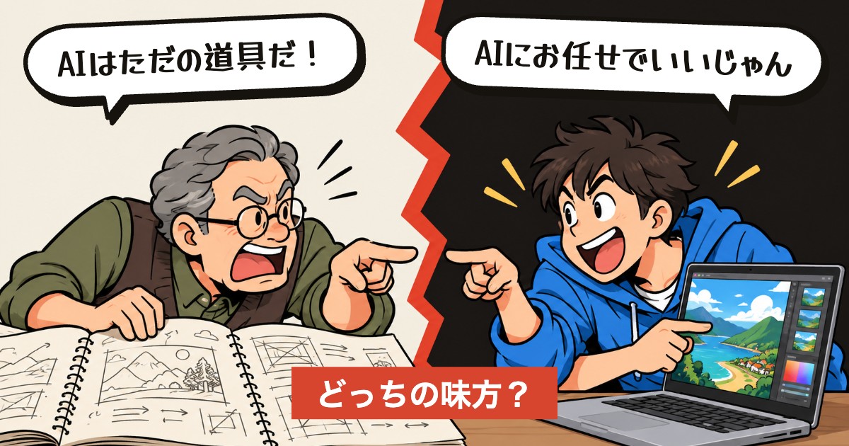 二択の設問：AIで作った物に、腕は出る？