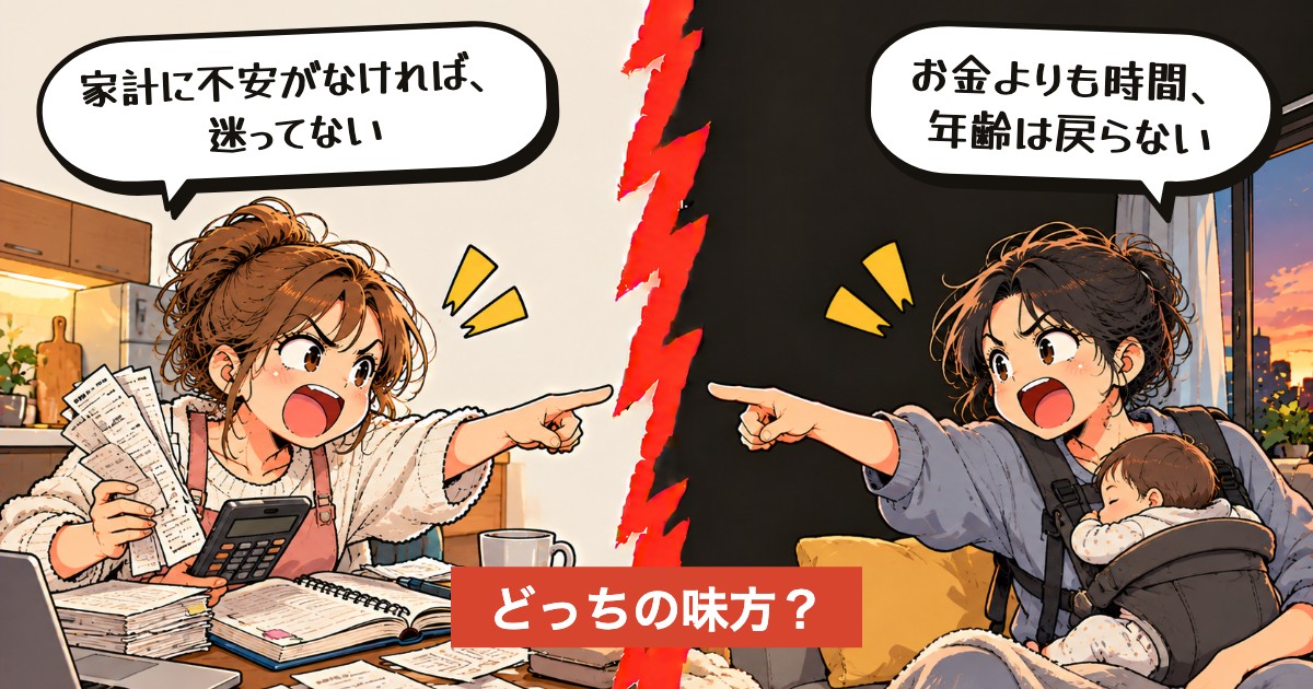二択の設問:お金がそろえば、もう一人?