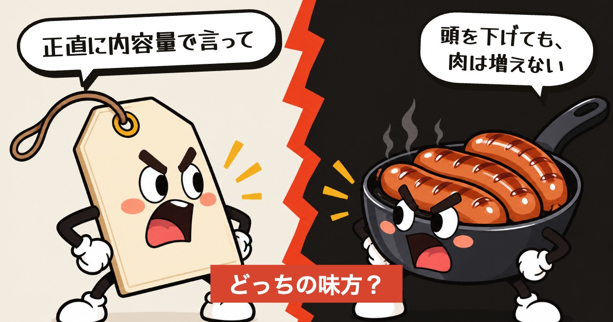 二択の設問:「正直に減らす」は許せるか