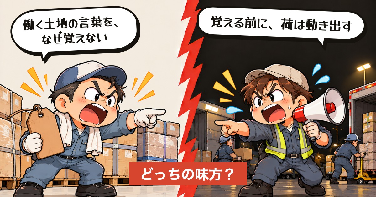 二択の設問:州の言葉か、通じる言葉か